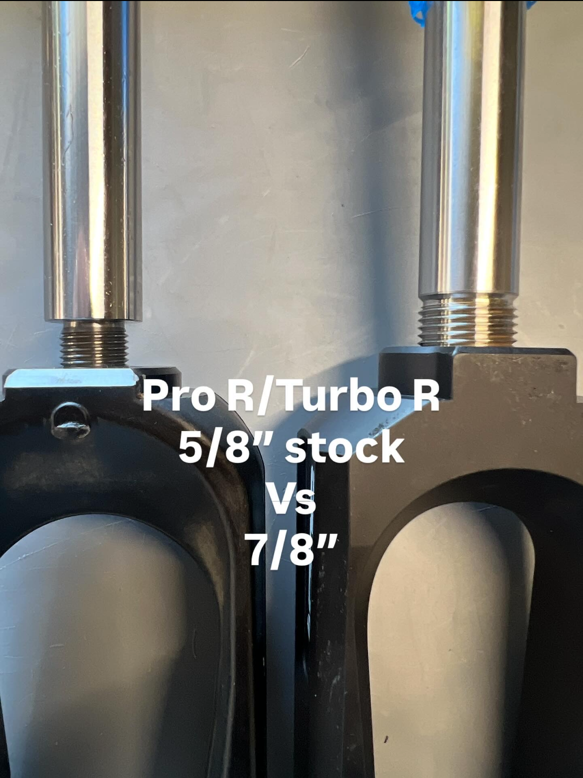 Pro R / Turbo R / Pro S Fox X2 and Walker Evans Front Shaft / Fork Upgrade